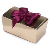 2-CHOC BOX (Gold) With Two Assorted Chocolates