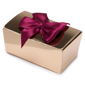 2-CHOC (Gold) Box with Two Chosen Chocolates
