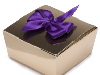 4-CHOC BOX (Gold) with Four Assorted Chocolates
