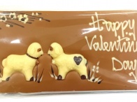 Message Bar (Milk Chocolate) 200g: Happy Valentines Day (Lambs)
