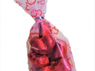 Bag of 14 Milk Chocolate Caramel Hearts (175g)